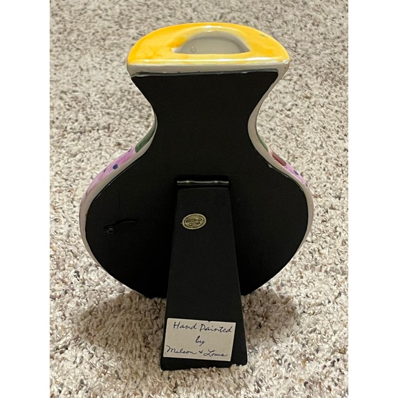 Milson & Louis Picture Frame Jug / vase Shaped Flowers Hand Painted - Picture 5 of 6